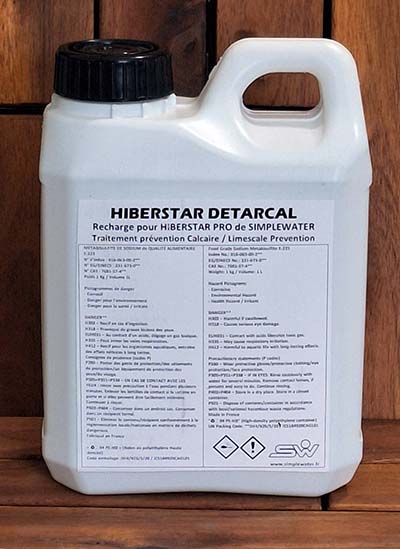 Solution Détartrante pour dessalinisateur — Recharge DETARCOL pour Hiberstar Pro par SimpleWater Solution Détartrante pour dessalinisateur — Recharge DETARCOL pour Hiberstar Pro par SimpleWater